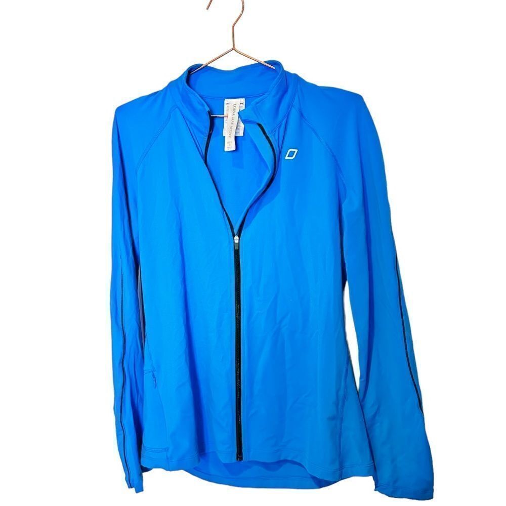 NWOT Lorna Jane Blue Zip Up Jacket Medium